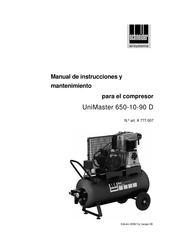 Schneider Airsystems UniMaster 650-10-90 D Manual De Instrucciones