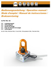 ALFRA 41100 Manual De Instrucciones