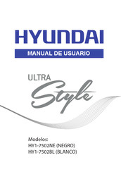 Hyundai Ultra Style HY1-7502NE Manual De Usuario