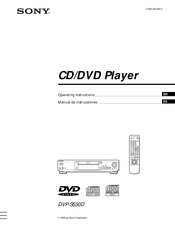 Sony DVP-S530D Manual De Instrucciones