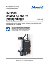 Advanjet HV-9500 Puesta En Marcha Y Funcionamiento