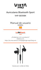 Viera PRO VHP-SB330BK Manual De Usuario