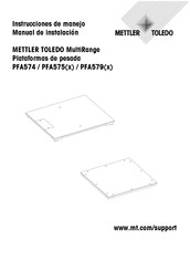 Mettler Toledo MultiRange PFA575 Instrucciones De Manejo