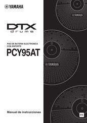 Yamaha DTX drums PCY95AT Manual De Instrucciones