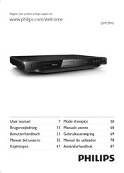 Philips DVP3990 Manual Del Usuario