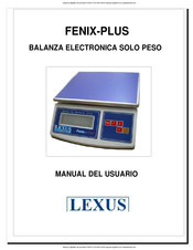 Lexus FENIX-PLUS Manual Del Usuario