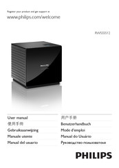 Philips RWSS5512 Manual Del Usuario