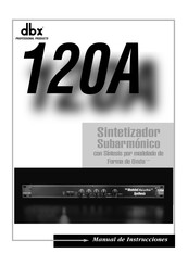 dbx 120A Manual De Instrucciones
