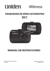 Uniden iWitness DC1 Manual De Instrucciones