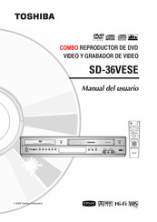 Toshiba SD-36VESE Manual Del Usuario