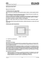 Jung FP 701 CT IP Manual De Instrucciones