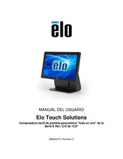 Elo Touch Solutions E Serie Manual Del Usuario