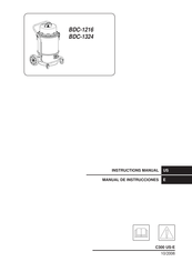 Blastrac BDC-1324 Manual De Instrucciones