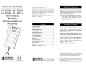 Hanna Instruments HI 93501 Manual De Instrucciones