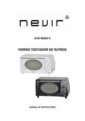 Nevir NVR-9840H-9 Manual De Instrucciones