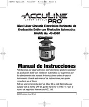 AccuLine PRO 40-6580 Manual De Instrucciones