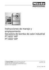 Miele professional PT 8337 WP Instrucciones De Manejo Y Emplazamiento