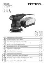 Festool ES 125 Q Instrucciones De Servicio