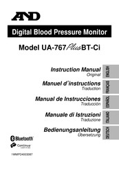 AND UA-767PBT-Ci Manual De Instrucciones