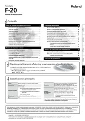 Roland F-20 Manual De Instrucciones