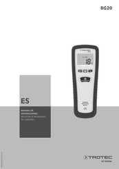 Trotec BG20 Manual De Instrucciones