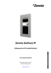 Zennio GetFace IP ZVP-WOCAM Manual De Usuario