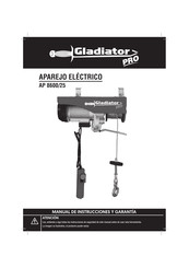 Gladiator PRO AP 8600/25 Manual De Instrucciones Y Garantía