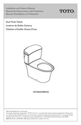 Toto CST484CEMF Manual De Instrucciones Y Del Propietario