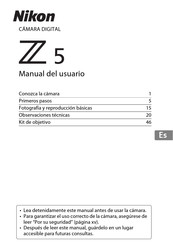 Nikon Z 5 Manual Del Usuario