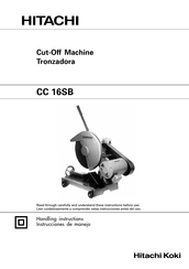 Hitachi CC 16SB Instrucciones De Manejo