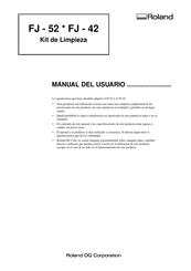 Roland FJ-52 Manual Del Usuario