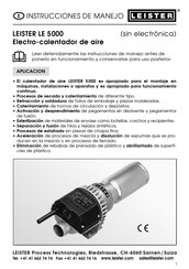Leister LE 5000 Instrucciones De Manejo