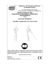 Brano RZC 0,8t Instrucciones De Uso, Principios De Seguridad, Operación Y Mantenimiento