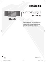 Panasonic SC-HC40 Instrucciones De Funcionamiento