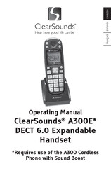 ClearSounds A300E Serie Manual De Uso