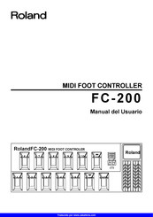 Roland FC-200 Manual Del Usuario