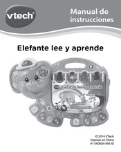 VTech Elefante lee y aprende Manual De Instrucciones