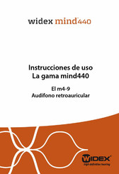 Widex mind440 Instrucciones De Uso