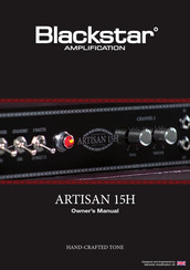 Blackstar Amplification Artisan 15H Manual Del Proprietário