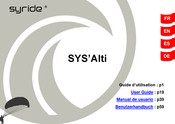 Syride SYS'Alti Manual De Usuario