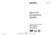 Sony MHC-GZR99D Manual De Instrucciones