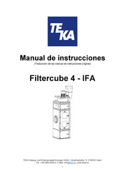 Teka Filtercube 4-IFA Manual De Instrucciones