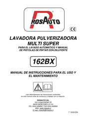 ROSAUTO MULTI SUPER 162BX Manual De Instrucciones