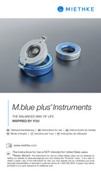 MIETHKE M.blue plus Instruments Instrucciones De Manejo