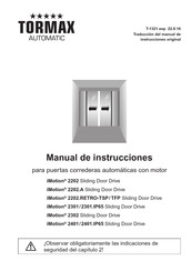 Tormax Automatic iMotion 2202.RETRO-TFP Manual De Instrucciones