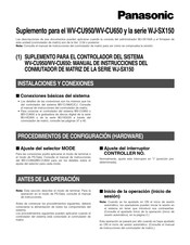 Panasonic WJ-SX150 Manual De Instrucciones