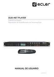 Ecler DUO-NET PLAYER Manual De Usuario