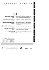 Electrolux BV32 Manual De Instrucciones