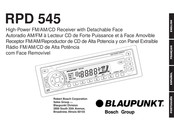 Blaupunkt RPD 545 Manual De Instrucciones