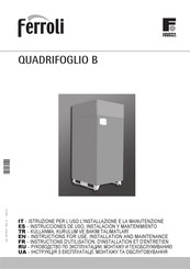 Ferroli QUADRIFOGLIO B Serie Instrucciones De Uso